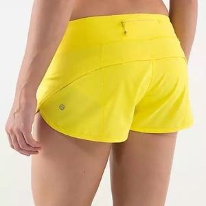 Lululemon speed shorts size 6